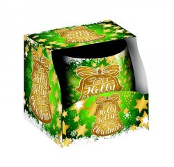 SANTO VONNA SVIECKA V SKLE 100G HOLLY JOLLY CHRISTMAS