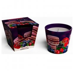 SANTO VONNA SVIECKA V SKLE 115G BERRIES &amp; CAKE