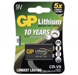 GP BATERIA DO FOTOAPARATOV CR-V9 800 MAH 9V, 1KS BLISTER, B1509