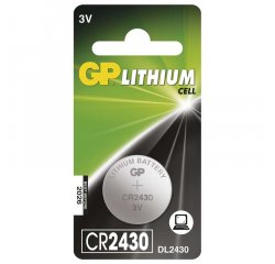 GP LITHIOVA BATERIA GOMBIKOVA CR2430, 1KS BLISTER, B1530