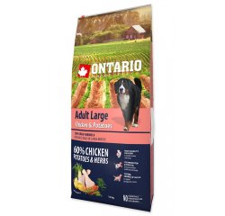 ONTARIO DOG ADULT LARGE CHICKEN AND POTATOES AND HERBS (12KG)