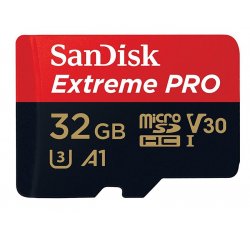 SANDISK EXTREME PRO MICROSDHC 32GB 100MB/S + ADAPTER