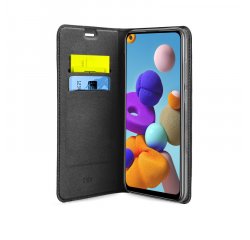 SBS PUZDRO BOOK WALLET LITE PRE SAMSUNG GALAXY A21S, CIERNA