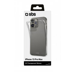 SBS - PUZDRO SKINNY PRE IPHONE 13 PRO MAX, TRANSPARENTNA