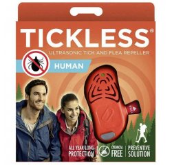 TICKLESS HUMAN ULTRAZVUKOVY ODPUDZOVAC KLIESTOV A BLCH PRE LUDI ORANGE